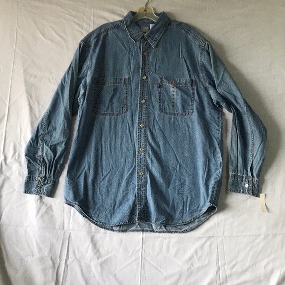 Levi's | Shirts | Mens Vintage Levis Denim Shirt Medium | Poshmark
